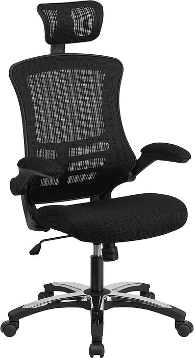 Black Mesh Executive Chair with Adjustable Features