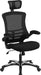 Black Mesh Executive Chair with Adjustable Features