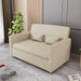 55″ Velvet Convertible Sofa Bed with Chaise