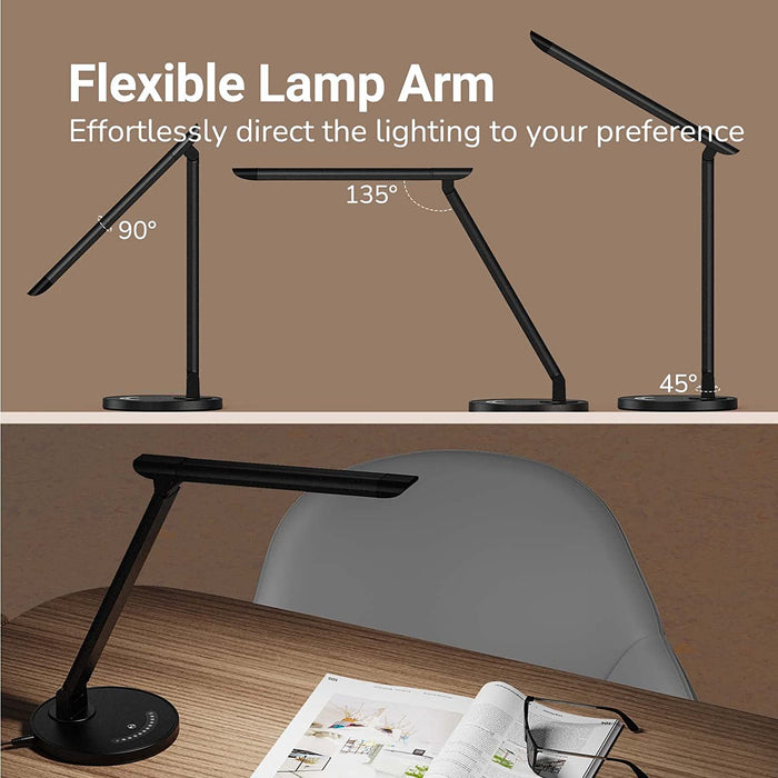 Eye-Caring LED Desk Lamp - USB Port