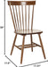 American Homes Collection Oak Spindle Side Chair, Set of 2