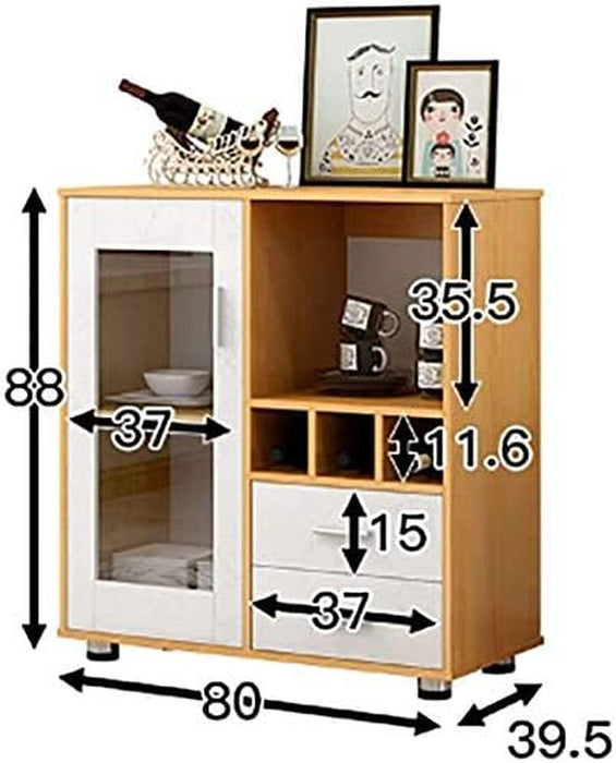 Storage Cabinet with Drawers Kitchen Storage Sideboard