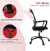 Ergonomic Mesh Office Chair with Armrests and Wheels