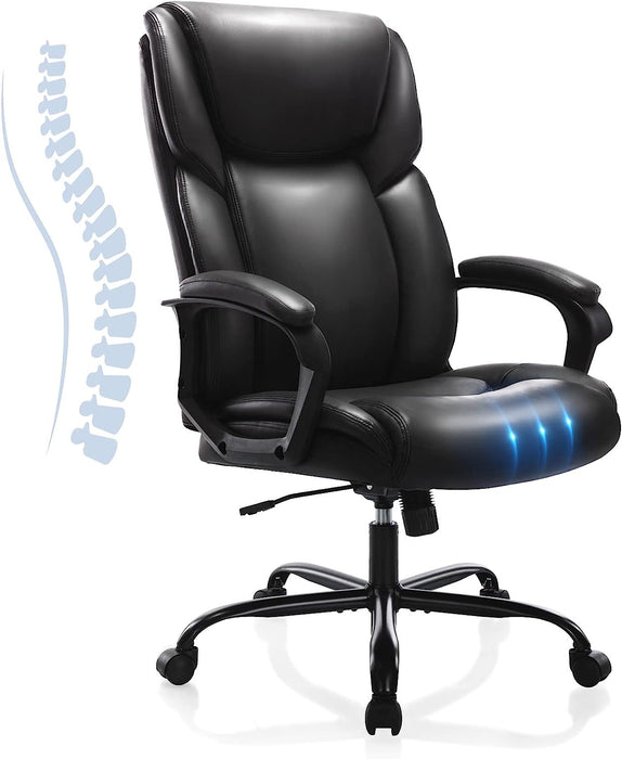 Ergonomic High-Back Office Chair with Lumbar Support