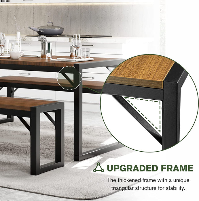 Modern Rustic Kitchen Dining Table Set