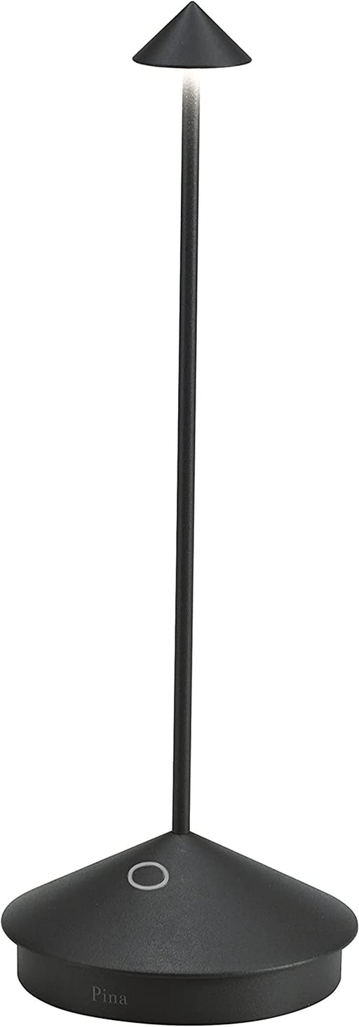 Pina Pro Cordless LED Table Lamp, Black