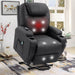 Power Lift Recliner Chair with Massage, Black