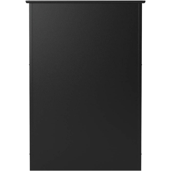 Sonoma 5-Drawer Black Chest for Bedroom