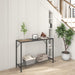 Industrial Console Table with Power and USB Ports