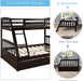 Junior Twin Low Bed for Kids, Black