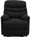 Recliner Sofa Chair, Fabric (Black)