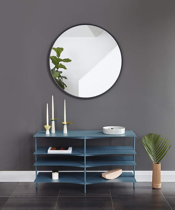 Modern round Rubber Wall Mirror