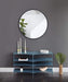 Modern round Rubber Wall Mirror