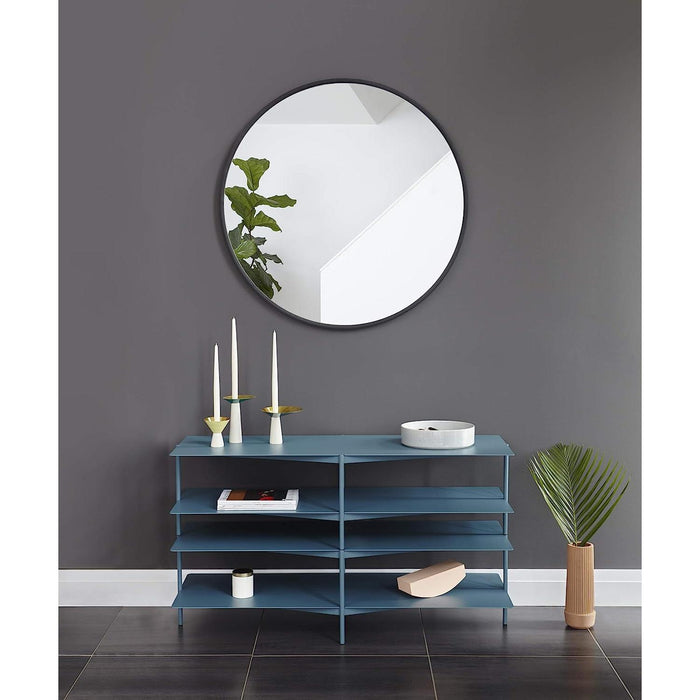 Modern round Rubber Wall Mirror