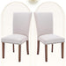 Beige Parsons Upholstered Chairs