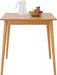 Modern 47 Inch Dining Table, Oak Finish