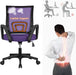 Ergonomic Purple Office Chair with Lumbar Support