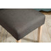 Charcoal Tufted Dining Chairs