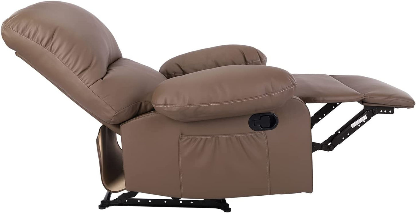 Massage Recliner Chair with Heat, Brown