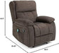 Lindale Massage Recliner, Brown + Black