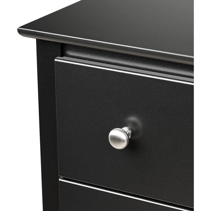 Black Sonoma 6 Drawer Double Dresser