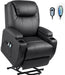 Power Lift Recliner Chair with Massage, Black