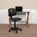 Black Mesh Swivel Office Chair with Pivot Back