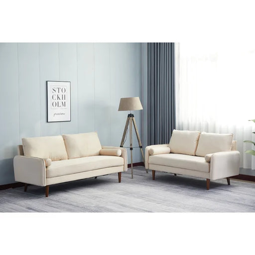 Modern Simple Living Room Sofa Couch Set 2 Piece
