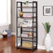 5-Shelf Folding Bookcase for Any Room