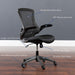 Black Mesh Swivel Office Chair with Arms