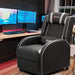 Massage Gaming Recliner Chair, Silver