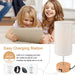 Touch Control Bedside Lamp - USB Ports & Outlet