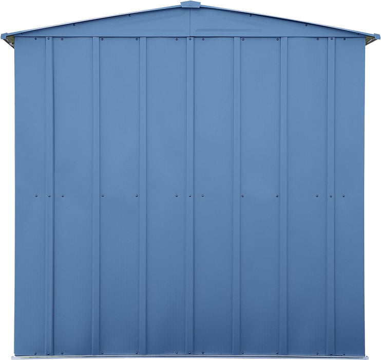 Classic Steel Storage Shed, 6X5, Blue Grey