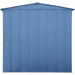 Classic Steel Storage Shed, 6X5, Blue Grey
