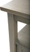 Warm Shaker Solid Wood Rectangle End Table - Farmhouse Grey