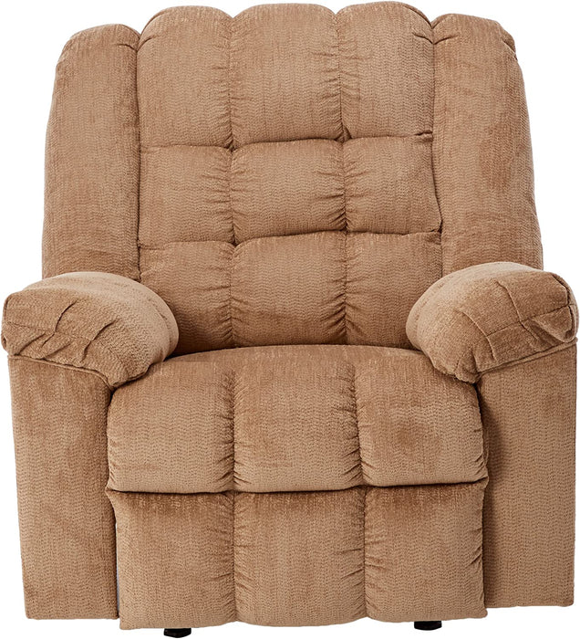 Manual Rocker Recliner, Light Brown