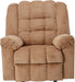 Manual Rocker Recliner, Light Brown