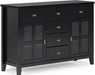 Artisan SOLID WOOD Contemporary Sideboard Buffet Credenza