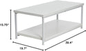 Scandinavian White Coffee Table