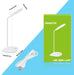 LED Desk Lamp with Flexible Gooseneck 3 Level Brightness, Battery Operated Table Lamp 5W Touch Control, Compact Portable Lamp for Dorm Study Office Bedroom, Eye-Caring and Energy Saving