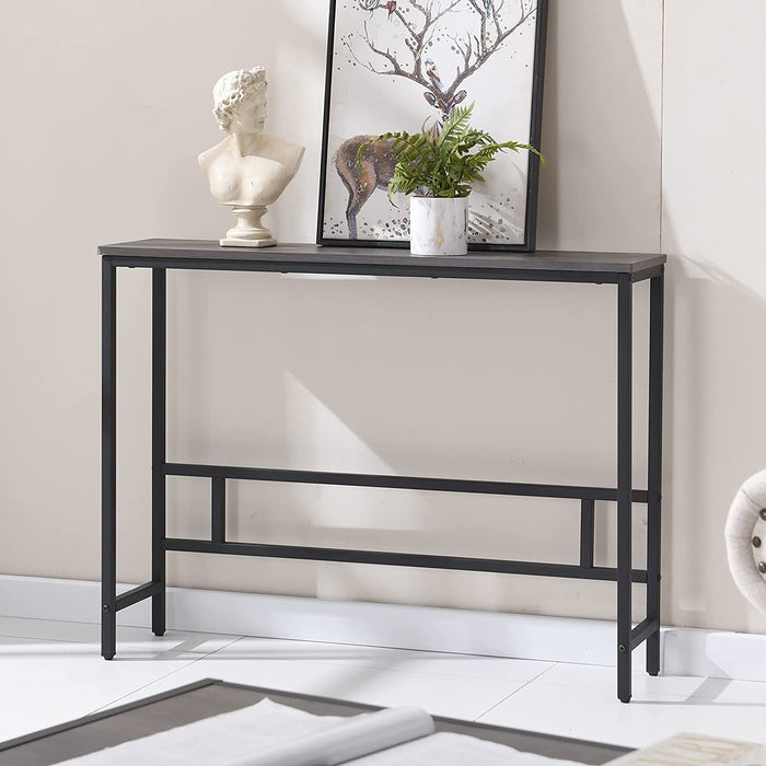 Dark Grey Sofa Table for Modern Spaces