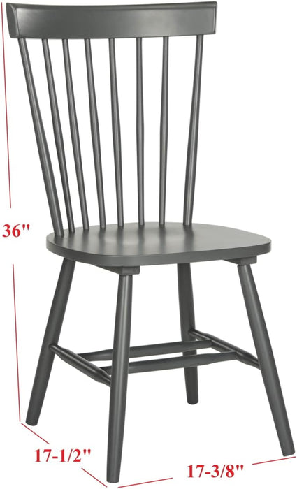 Charcoal Grey Farmhouse Chairs