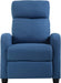 Living Room Home Theater Single Recliner Chair, Blue