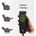 Electric Power Recliner Chair with Heat and Massage