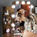 Brown Makeup Vanity Dressing Table with LED Lights