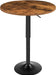 Rustic Brown Height-Adjustable Bar Table