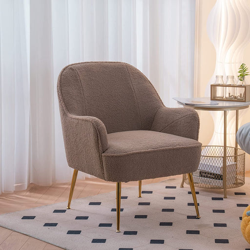 Velvet Tufted Accent Chair for Living Room