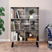 Modern Grey Bookshelf for Small Spaces