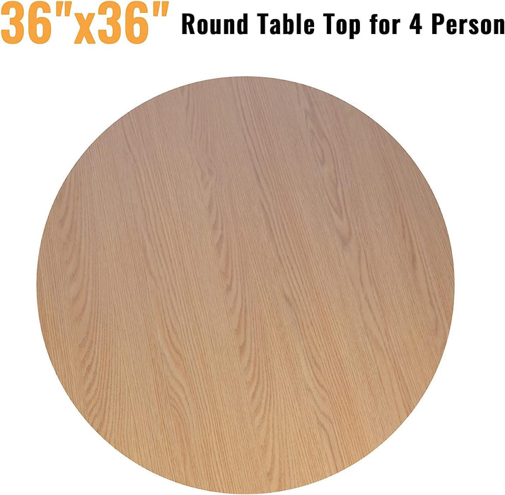 Modern 36″ round Dining Table for 2-4 Persons