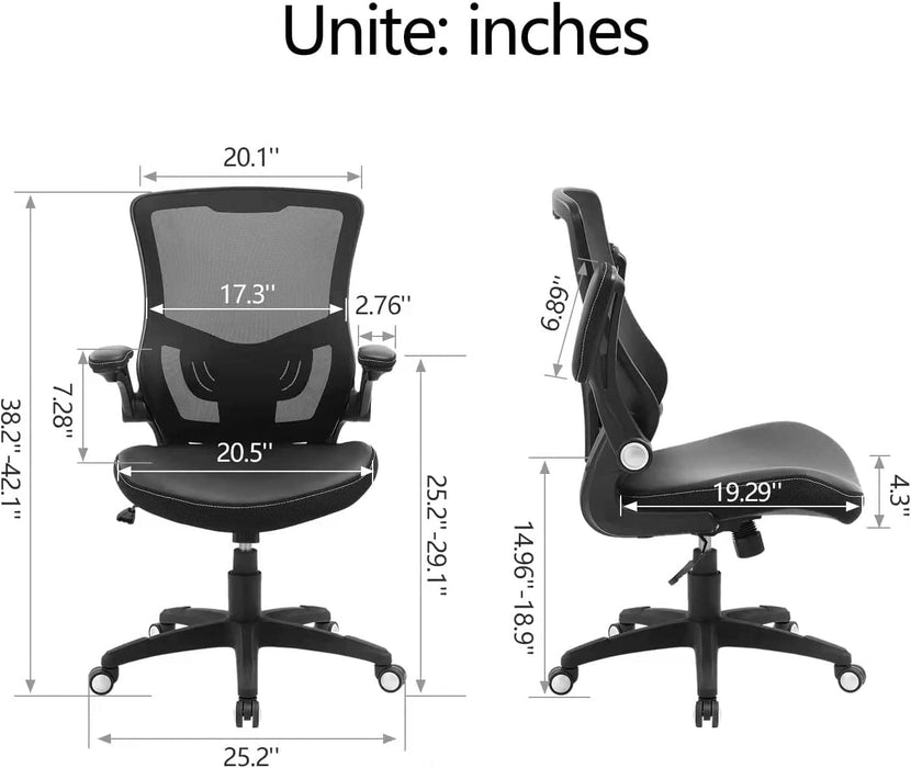 Ergonomic Adjustable Office Chair with Lumbar Support